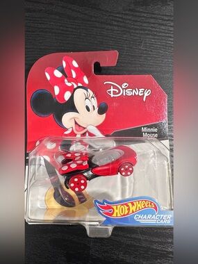 Mattel Hot Wheels Minnie Mouse Red and Black Character Car